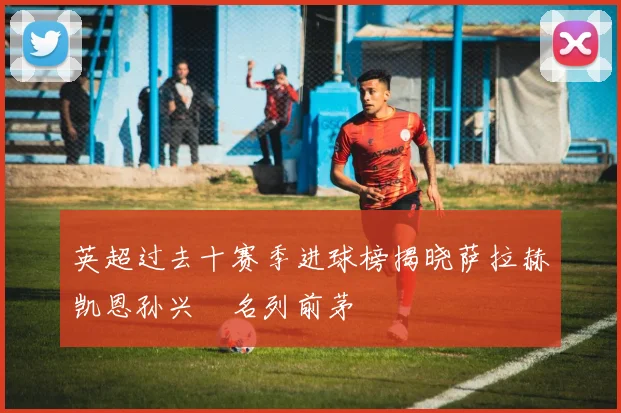 英超过去十赛季进球榜揭晓萨拉赫凯恩孙兴慜名列前茅
